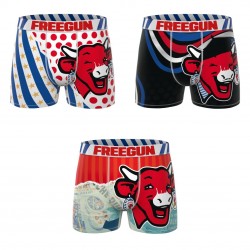 Lot de 3 boxers enfant la Vache qui Rit