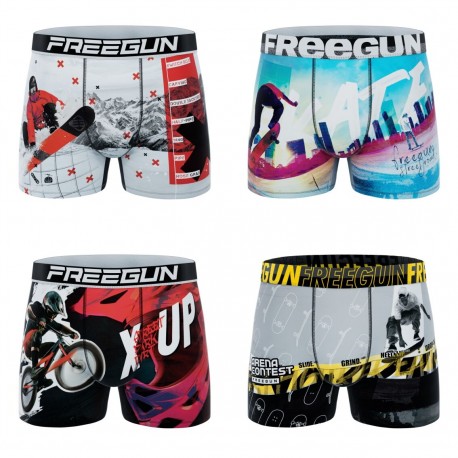 Lot de 4 boxers homme Extremes Sports Garantie 2 ans