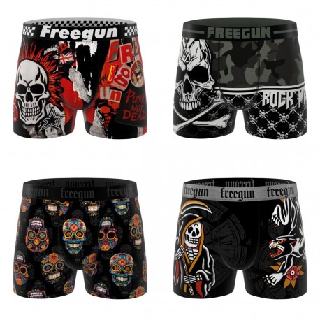 Lot de 4 boxers enfant Rock Da Summer Garantie 2 ans