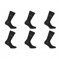 Lot de 6 paires de chaussettes de ville homme F9630 Noir