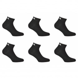 Lot de 6 paires de chaussettes Quarter homme F9300 Noir