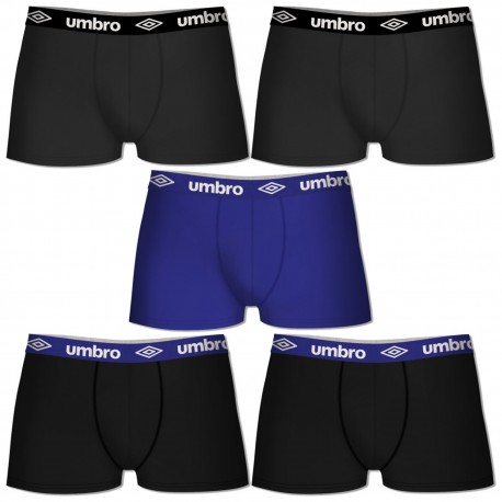 Lot de 5 boxers coton Unis Umbro