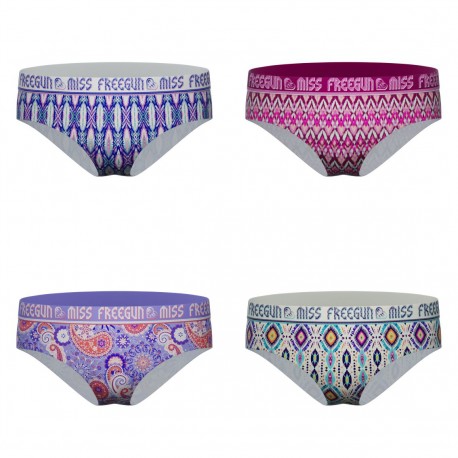 Lot de 4 culottes fille Ethnic
