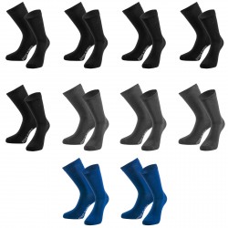 Lot de 10 paires de chaussettes de ville Uni