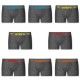 Lot de 8 boxers sans couture Gris Umbro
