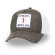 Casquette Trucker premium avec filet Suédine Dossard