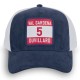 Casquette Trucker premium avec filet Suédine Dossard