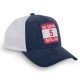 Casquette Trucker premium avec filet Suédine Dossard