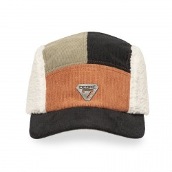 Casquette 5 panels Velours et Sherpa Corduroy