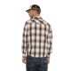 Chemise à carreaux à manches longues homme avec patchs Power