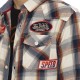 Chemise à carreaux à manches longues homme avec patchs Power