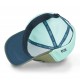 Casquette baseball avec filet et patch en bouclette et broderie Terry