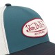 Casquette baseball avec filet et patch en bouclette et broderie Terry