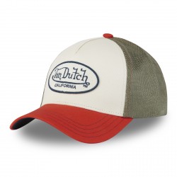 Casquette baseball avec filet et patch en bouclette et broderie Terry
