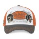 Casquette trucker avec filet en sergé de coton Patches