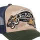 Casquette trucker avec filet en sergé de coton Patches