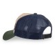 Casquette trucker avec filet en sergé de coton Patches
