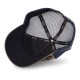 Casquette trucker avec filet en sergé de coton Patches