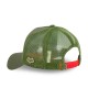 Casquette trucker avec filet en sergé de coton et broderie Surf Vin