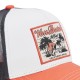 Casquette trucker avec filet en sergé de coton et broderie Surf Palm