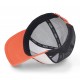 Casquette trucker avec filet en sergé de coton et broderie Surf Palm