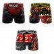 Lot de 3 boxers enfant Manga Comics Garantie 2 ans