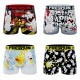 Lot de 4 boxers homme Lapins Crétins