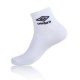 Lot de 3 paires de chaussettes Homme Lowcut Umbro Blanches