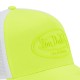 Casquette baseball premium fluo bicolore avec patch rubber print Fluo
