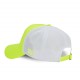 Casquette baseball premium fluo bicolore avec patch rubber print Fluo