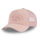 Casquette baseball avec filet en sergé de coton et patch Rubber Logo