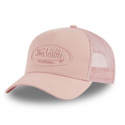 Casquette baseball avec filet en sergé de coton et patch Rubber Logo