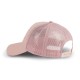 Casquette baseball avec filet en sergé de coton et patch Rubber Logo
