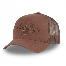 Casquette baseball avec filet en sergé de coton et patch Rubber Logo