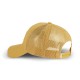 Casquette baseball avec filet en sergé de coton et patch Rubber Logo