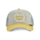 Casquette baseball en sergé de coton effet usé Retro Race