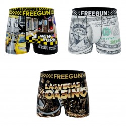 Lot de 3 boxers enfant American Vibes Garantie 2 ans