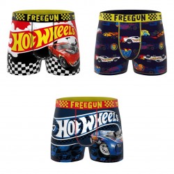 Lot de 3 boxers enfant Hot Wheels