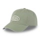Casquette dad cap en sergé de coton avec patch brodé Log