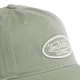 Casquette dad cap en sergé de coton avec patch brodé Log