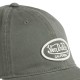 Casquette dad cap en sergé de coton avec patch brodé Log