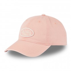 Casquette dad cap en sergé de coton avec patch brodé Log