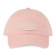 Casquette dad cap en sergé de coton avec patch brodé Log
