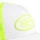 Casquette trucker bicolore avec filet avec patch Fluo