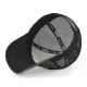 Casquette baseball avec filet femme à paillettes Glitter