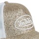 Casquette baseball avec filet femme à paillettes Glitter