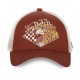Casquette baseball avec filet femme avec print Guépard