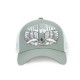 Casquette baseball avec filet femme avec print Skull Flower