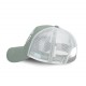 Casquette baseball avec filet femme avec print Skull Flower