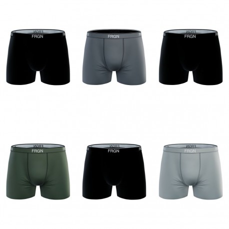 Lot de 6 boxers homme en coton FRGN Line